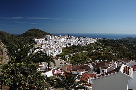 aerial photography of city on hills thumbnail