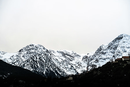 mountain alps during cloudy skies thumbnail