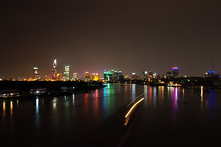 Night Cityscape in Saigon, Vietnam thumbnail