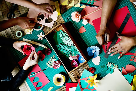 people doing paper art thumbnail