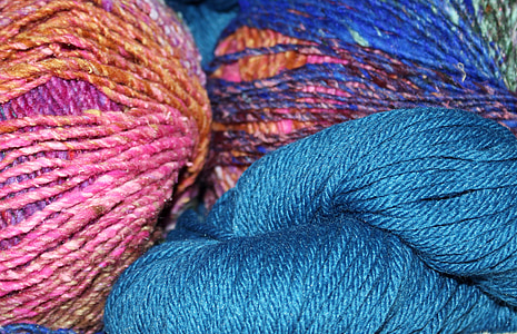 four assorted-color yarns thumbnail