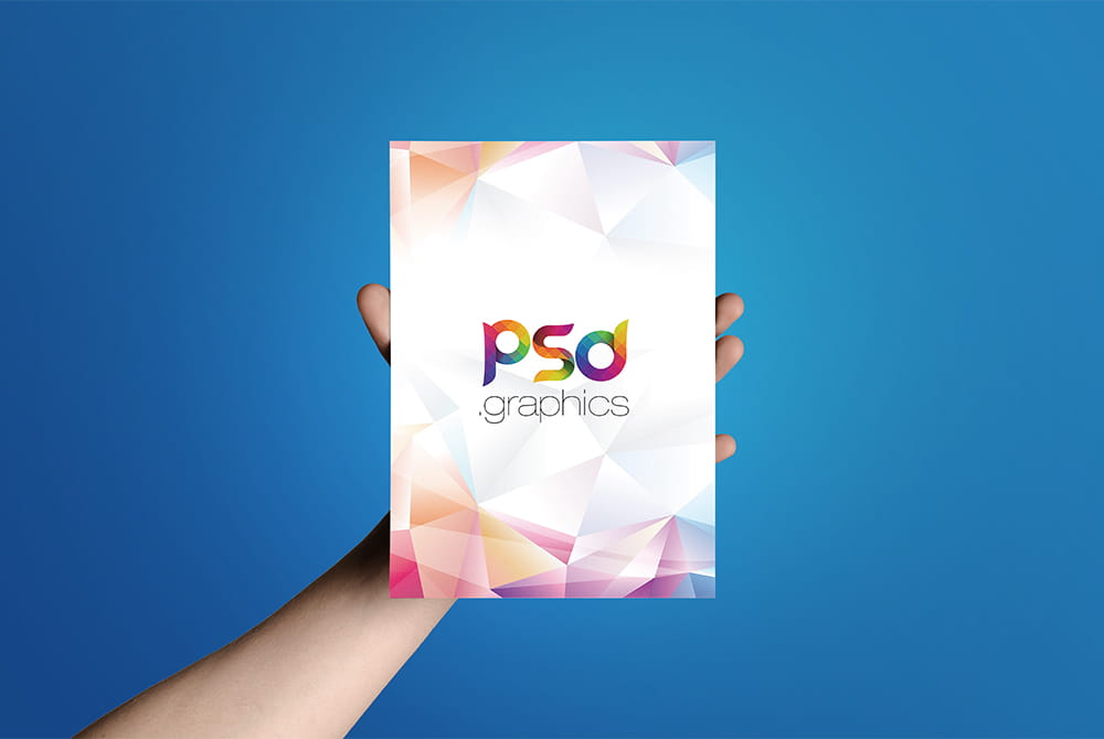 A5 Flyer Mockup Free PSD psd file