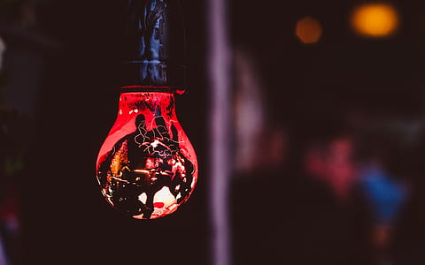 close up photography of red bulb thumbnail