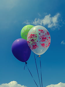 green, white, and purple balloons thumbnail
