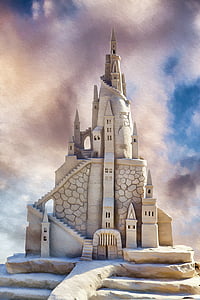 gray sandcastle painting thumbnail