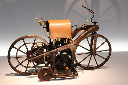 brown motorized bicycle decor thumbnail