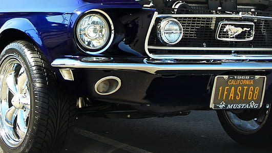 blue Ford Mustang thumbnail