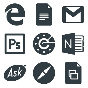 Logos & Brands svg vector icon sets