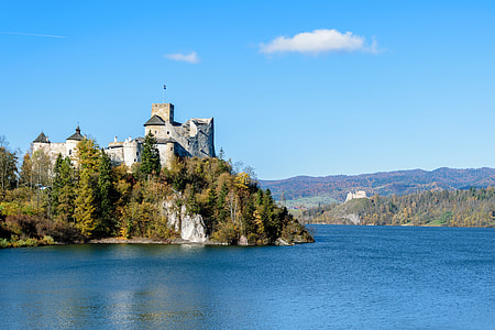 castle next to body of water thumbnail