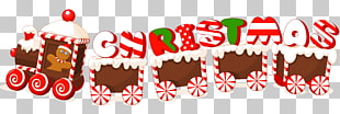Christmas New Year , Merry Christmas Candy Train Text Label, Christmas train decor PNG clipart
