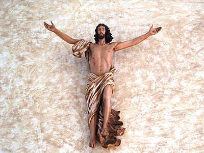 Christ Figure on white textile thumbnail