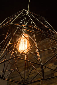 yellow and silver pendant lamp thumbnail