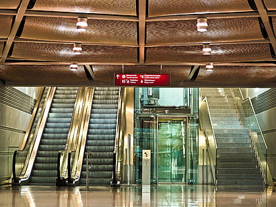 photography of scallators inside building thumbnail
