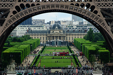 several people gathering under Eiffel Tower thumbnail
