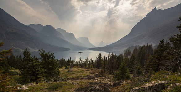 dawn, landscape, nature, sky thumbnail