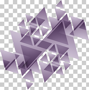 Geometry Triangle Abstract art Euclidean , Combination purple triangle background, triangles purple and gray PNG clipart