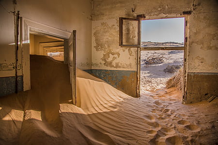 house filled with sand thumbnail