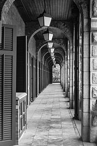 grayscale photo of concrete pavement thumbnail