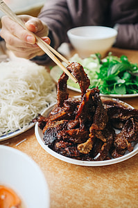 Eating Vietnamese Bun Cha thumbnail