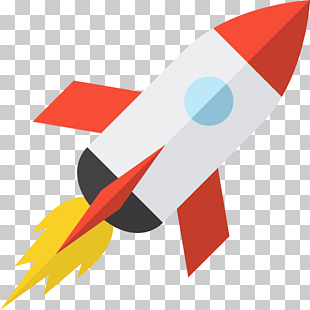 Rocket Icon, rocket, white and red shuttle illustration PNG clipart