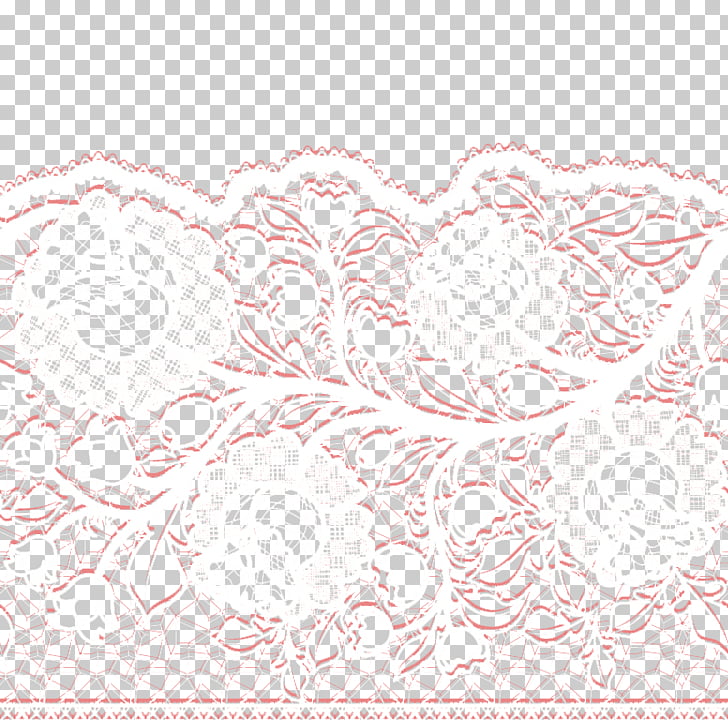 Lace Bathroom Mat Shower Curtain White Lace Flowers Material Png