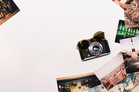 Brown Framed Eyeglasses on Camera thumbnail