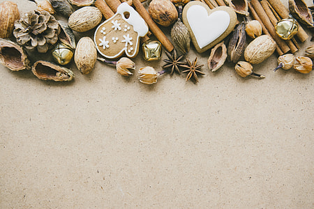 assorted brown wooden decors on gray fine sand thumbnail