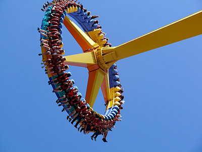 people riding heavy fun mechanical machine thumbnail
