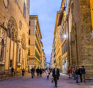 people walking in city thumbnail