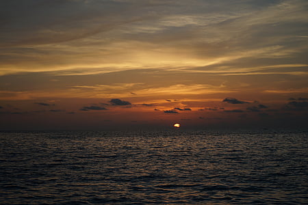 body of water during sunset thumbnail