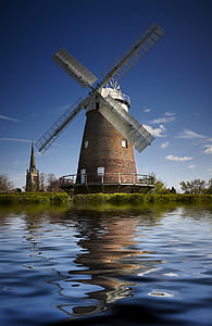 Photography of Windmill Under Blue Sky during Daytime thumbnail