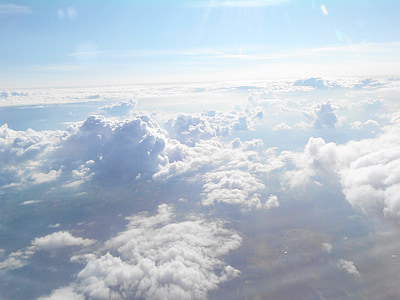 aerial photography of clouds thumbnail