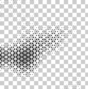 Black and white Geometry Geometric abstraction Pattern, Technology Triangle Cover, black and gray hexagonal screenshot PNG clipart