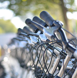 Gray and Black Bicycles during Daytime thumbnail