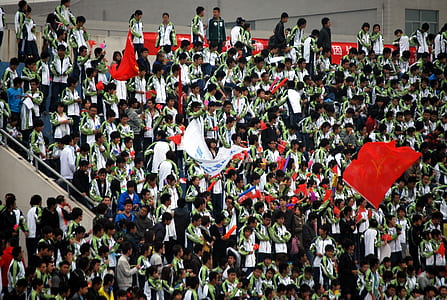 group of people gathering during daytime thumbnail