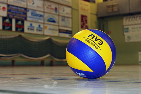 yellow and blue Five official game ball thumbnail