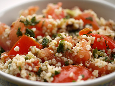 sliced tomato and cooked rice thumbnail