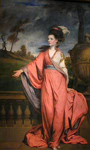 woman in orange dress painting thumbnail
