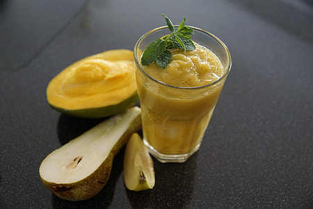 pear fruit shake with pear fruit thumbnail