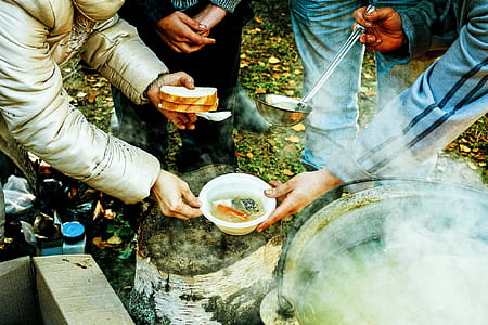bread, food, plate, wood thumbnail