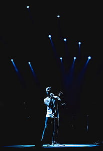 man singing on stage thumbnail