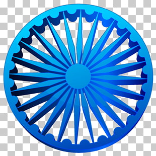 Ashoka Chakra Icon Computer file, Ashoka Chakra India Transparent , round blue logo PNG clipart