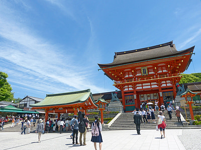 group of people gather on temple thumbnail