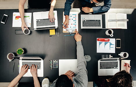 Tech Group Meeting Flatlay Photo thumbnail