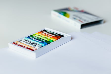 oil pastel on box thumbnail
