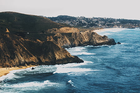 high angle view of sea thumbnail
