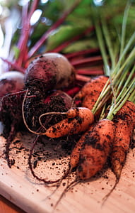 root crops on chopping board thumbnail
