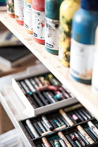 assorted-color ink bottle lot thumbnail