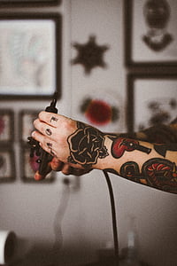 selective focus photography of person's hand thumbnail