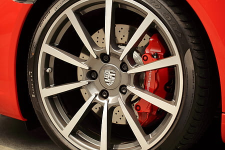 silver Porsche OEM wheel thumbnail